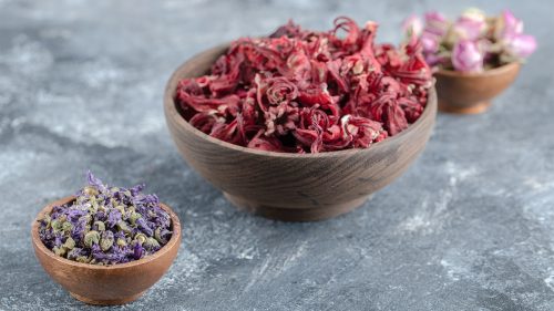 Hibiscus Flower Crushed