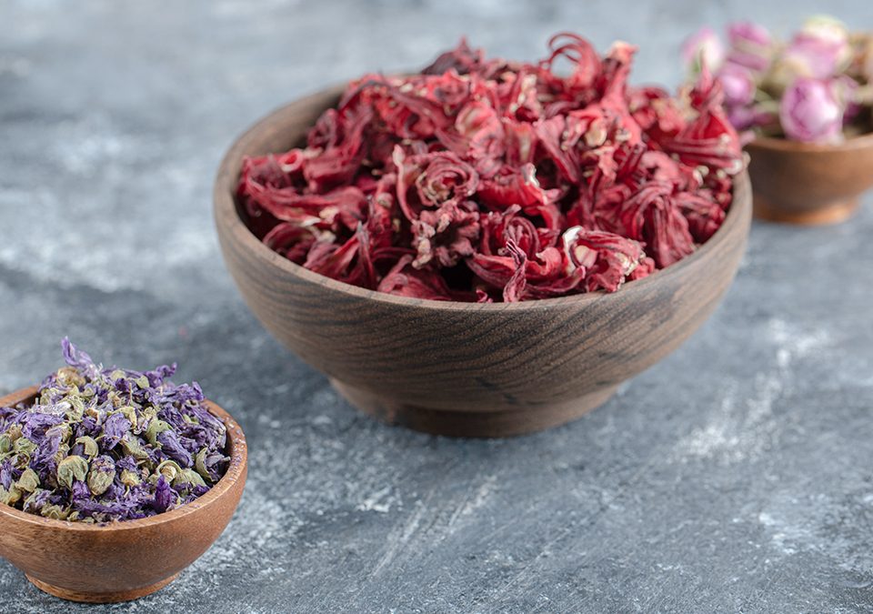 Hibiscus Flower Crushed