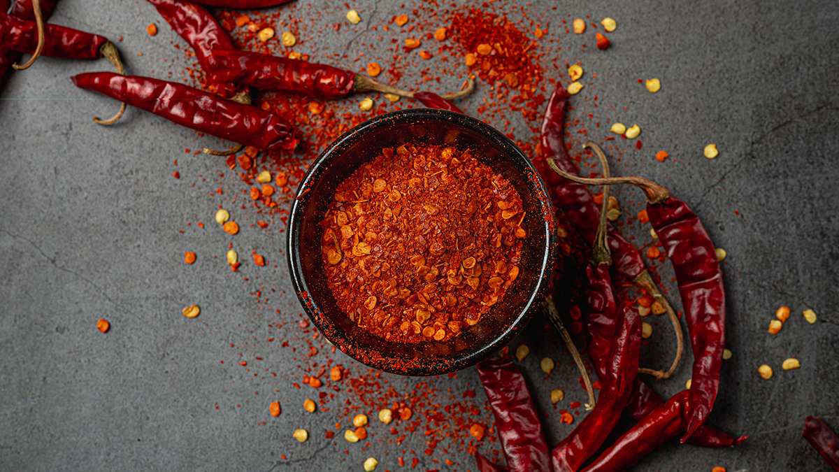 Chili pepper flakes